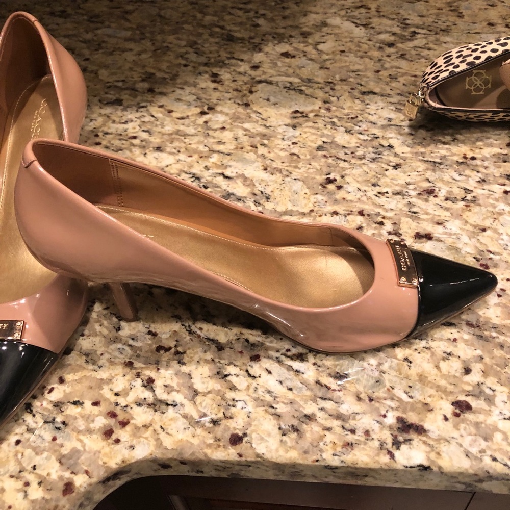 Coach heels size 10